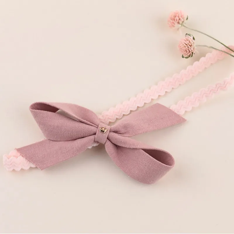 Повседневная модная повязка на голову для маленьких девочек детская Милая с