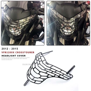 Motorcycle Aluminium Headlight Protector For Honda VFR 1200x VFR1200x Grille Guard Cover Protection Grill