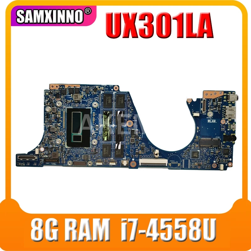 UX301LA материнская плата для ноутбука Asus UX301LAA UX301L UX301 тест оригинальная 8G RAM i7 4558U|for