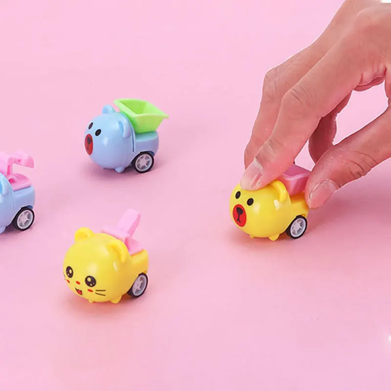 

10Pcs Kids Mini Pull Back Engineering Car Toys Party Return Gift for Girls Boys Souvenir Cute Giveaway Children Birthday Gifts