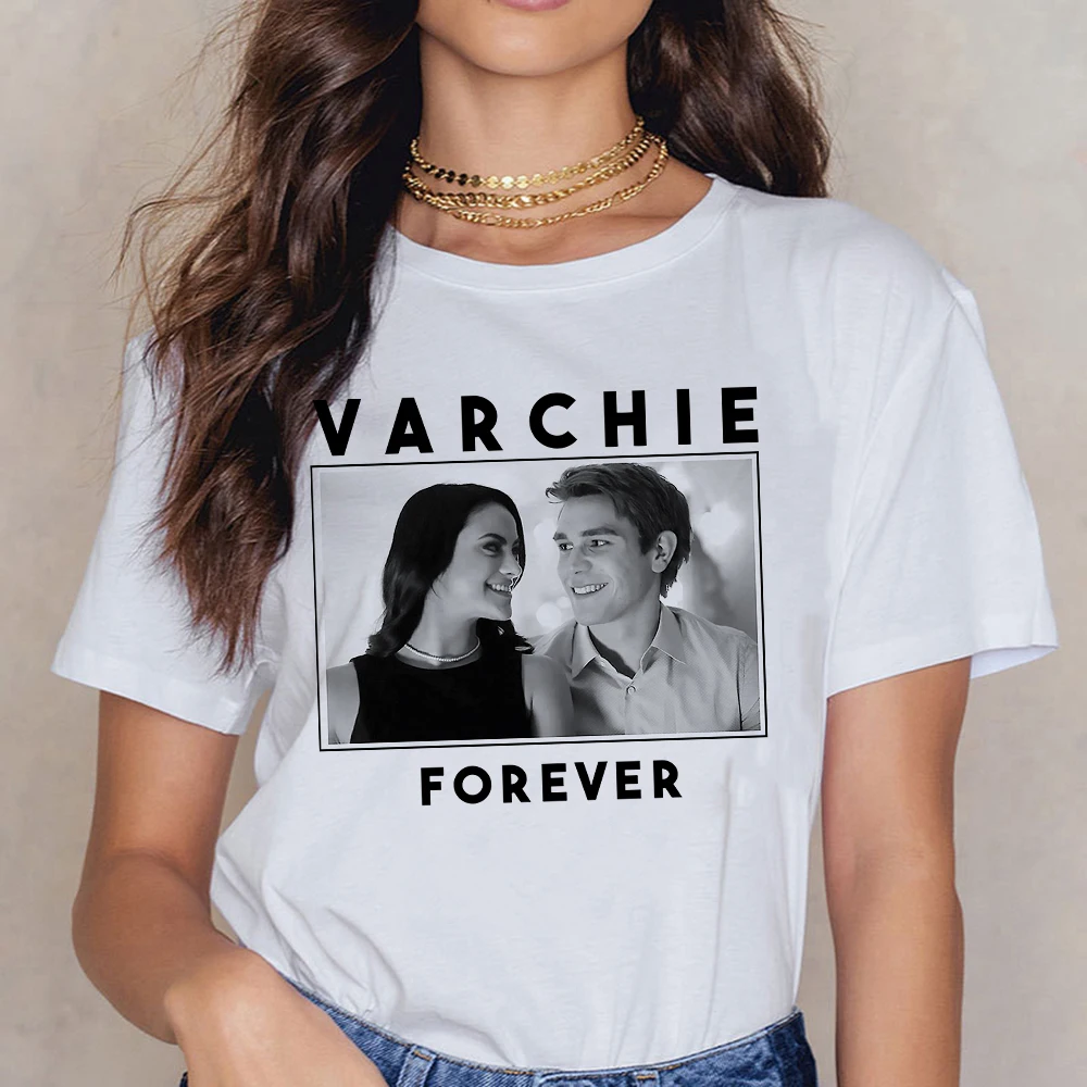 

Varchie Forever Tee Shirt Couple Riverdale Clothes Undefined Vintage Harajuku Summer Top Plus Size Personalized 90s T-shirts