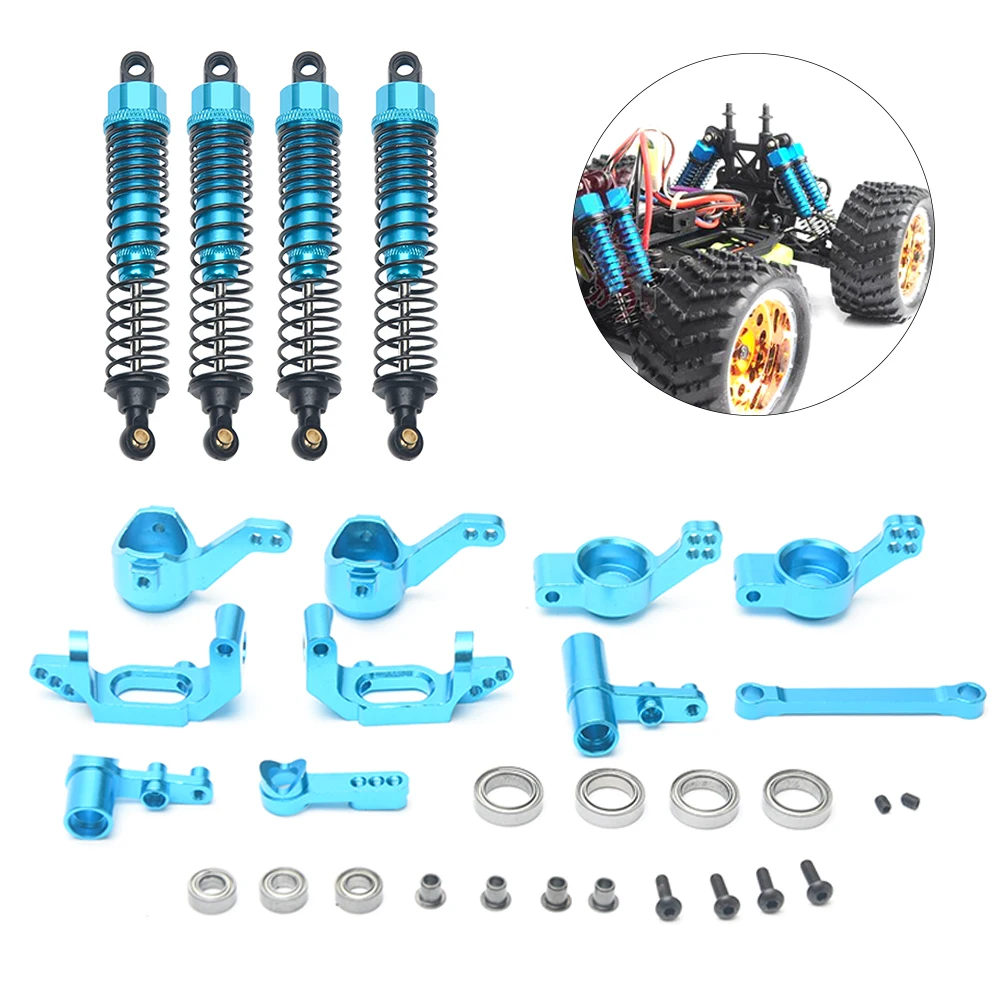 

RC Car Upgrade Kit Styling Rear Axle Replacement Parts 1:10 Electric Monster Truck Racing DIY Shock Absorber For HSP 94111 94108