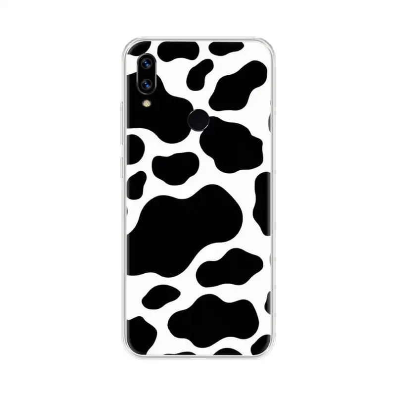 

Cow Milk Black White Phone Case For OPPO F 1S 7 9 K1 A77 F3 RENO F11 A5 A9 2020 A73S R15 REALME PRO