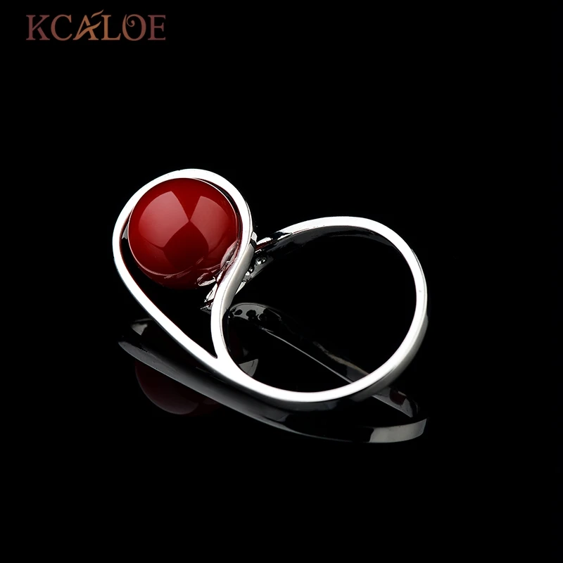 KCALOE Красные Искусственные Коралловые Кольца Для Женщин Ювелирные Изделия На
