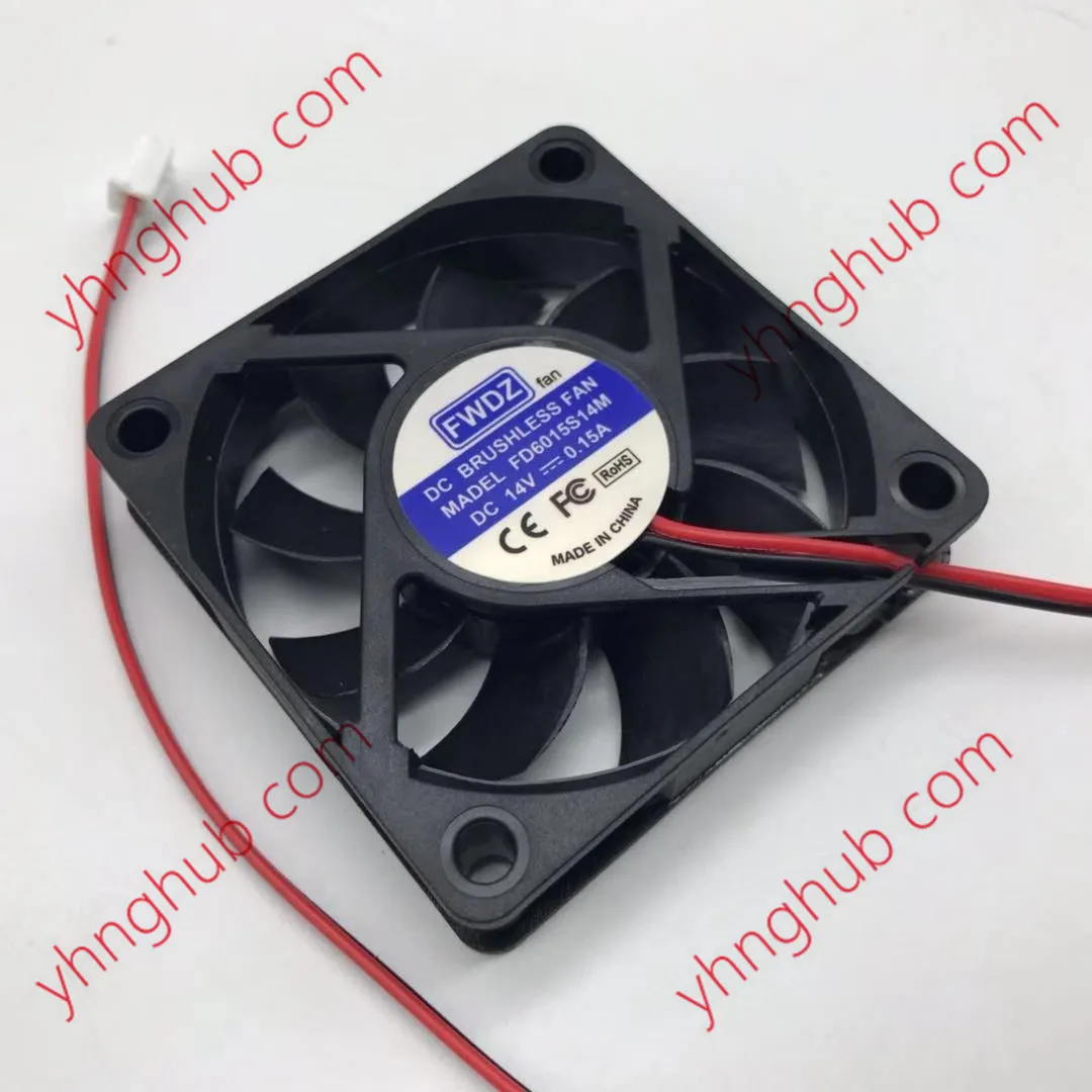 FWDZ FD6015S14M DC 14 в 0.15A 60x60x15 мм 2-проводной Вентилятор охлаждения сервера