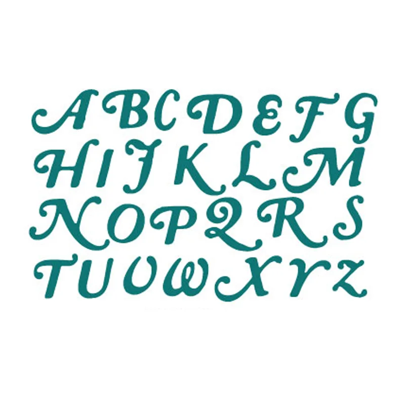 Бриллиантовые Вырубные штампы в виде алфавита низкие буквы цифры металлические