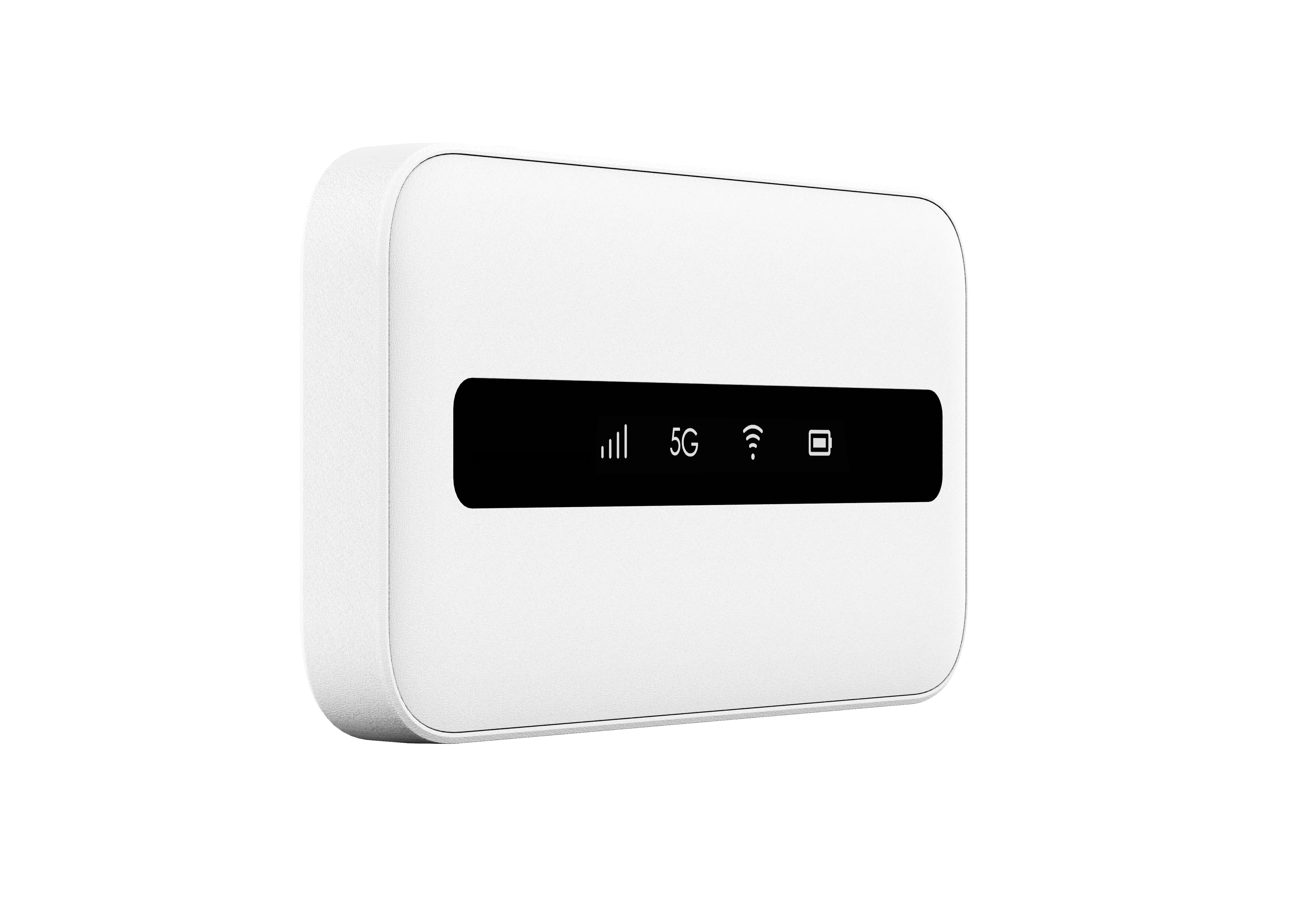 HUASIFEI 5G mobile Mini wi-fi router 3600mah 5g cpe portable modem 1800mbps high speed 4G wifi router wireless with sim card