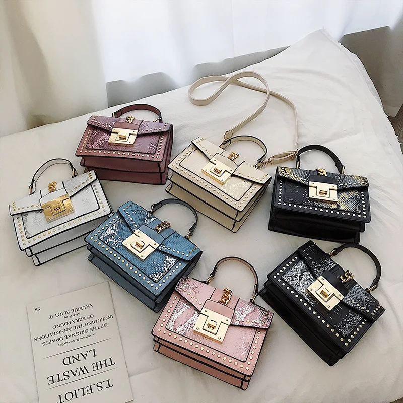 

2021 Design Handbags High Quality Ladies Shoulder Women PU Leather Zip Lock Small Chains Flap Bags