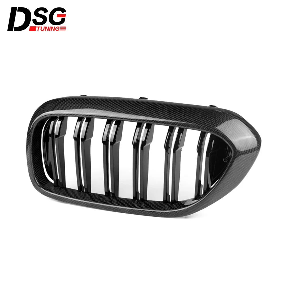 Для BMW 5 Series G30 G31 G38 F90 решетка для гриля в почках 17-19 рама из углеродного волокна 2