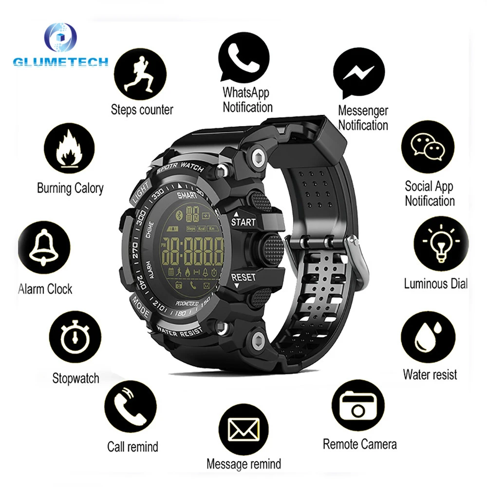 Новинка EX16 Спортивные Bluetooth умные часы Xwatch 5ATM IP67 водонепроницаемые Шагомер