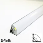 Светодиодная лента DHL1m, алюминиевый профиль для 10 мм печатной платы 5050 5630, 10-20 шт.