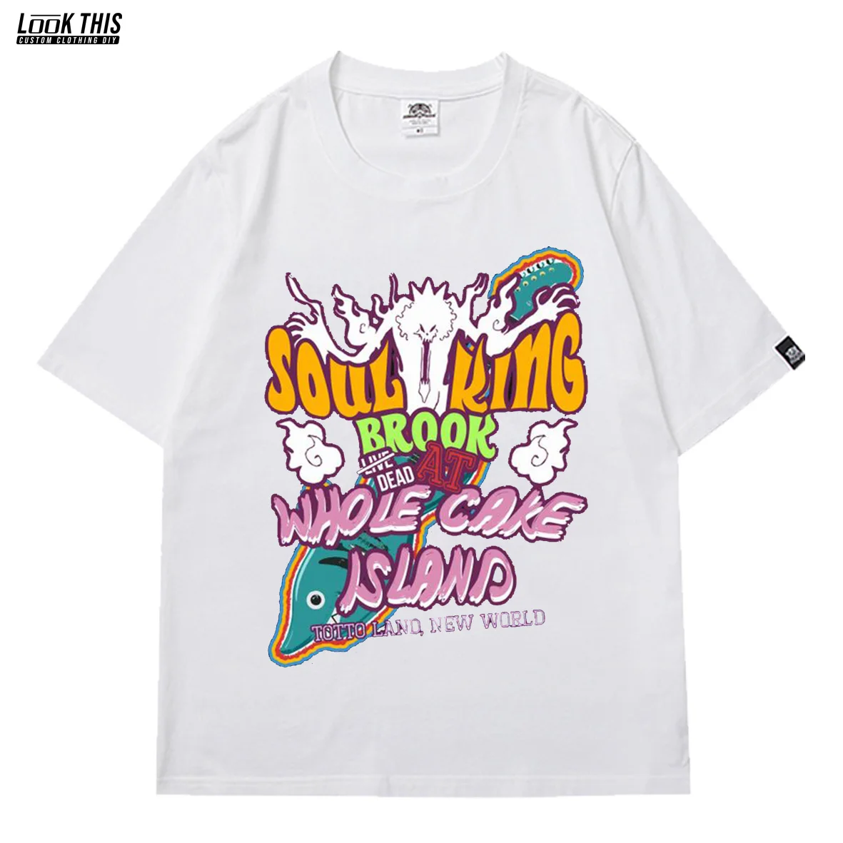 

ONE PIECE Anime Oversized T-shirt Short Sleeve T-shirts Teen Boy Cool Ace Men T-shirt Streetwear Hip Hop Popular O-neck Clothes