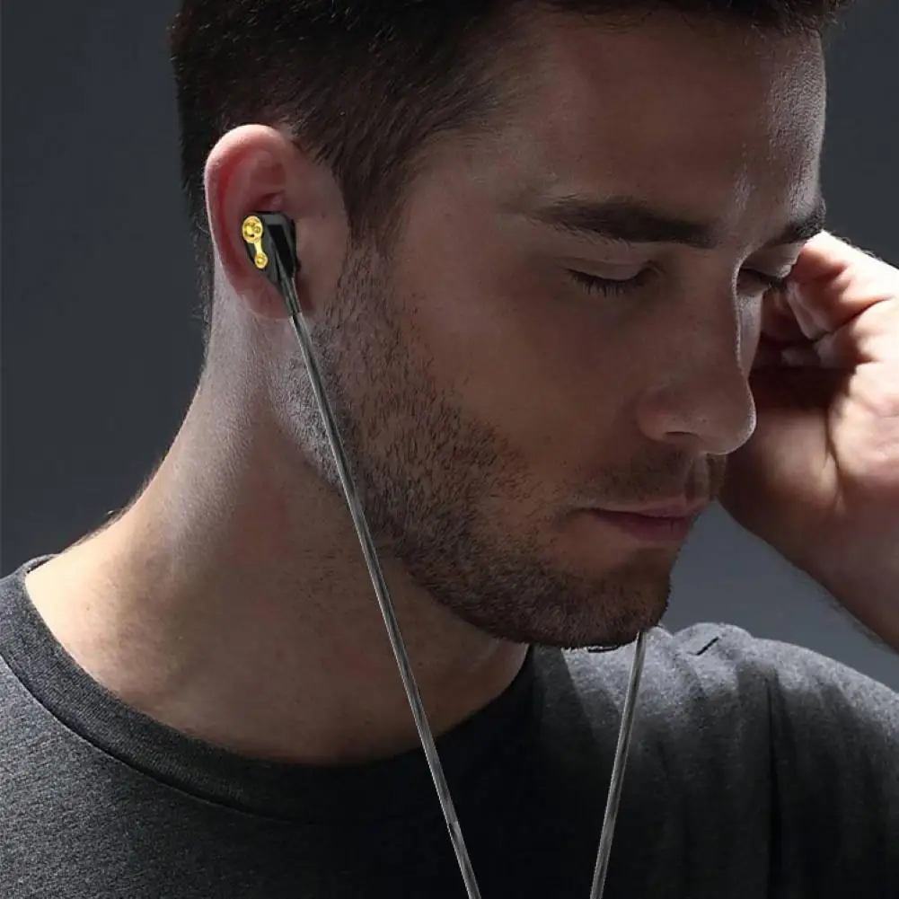

Universal Dual Driver Type-C Audio Jack In-ear Deep Bass Music Wired Earphones For Huawei Xiaomi Redmi Samsung Phone Headphones