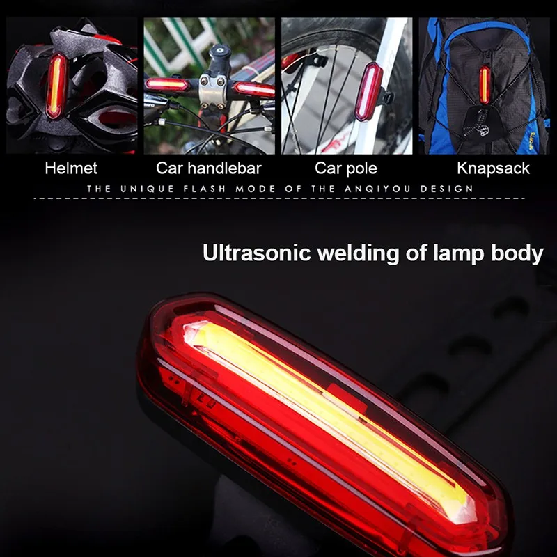 

Bike Bicycle Lamp Light Front Headlight USB Rechargeable 300 Lumens 3 Modes Bicycle Lamp Light Bicycle Accessories