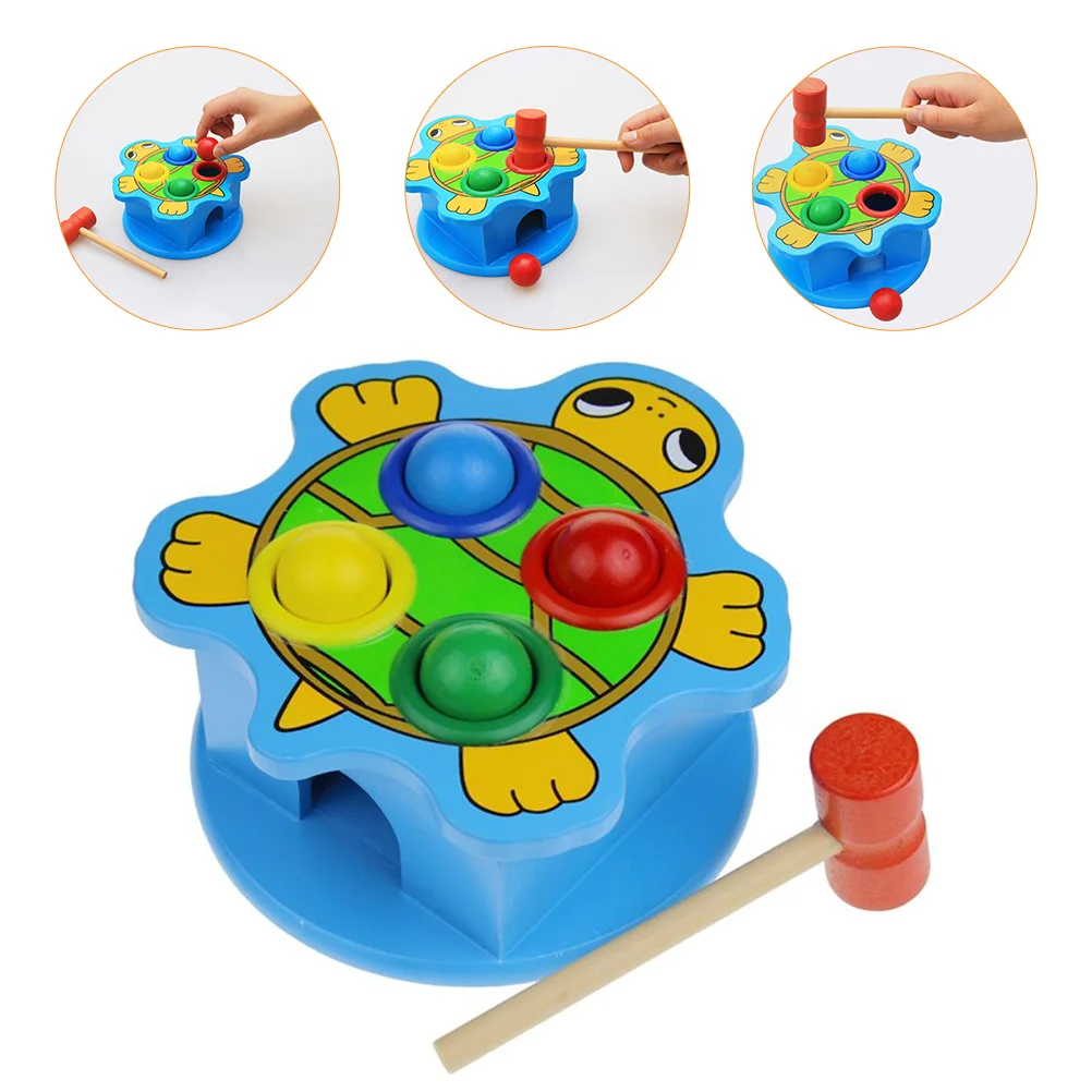

1 Set Children Wooden Early Educational Plaything Funny Mole Attack