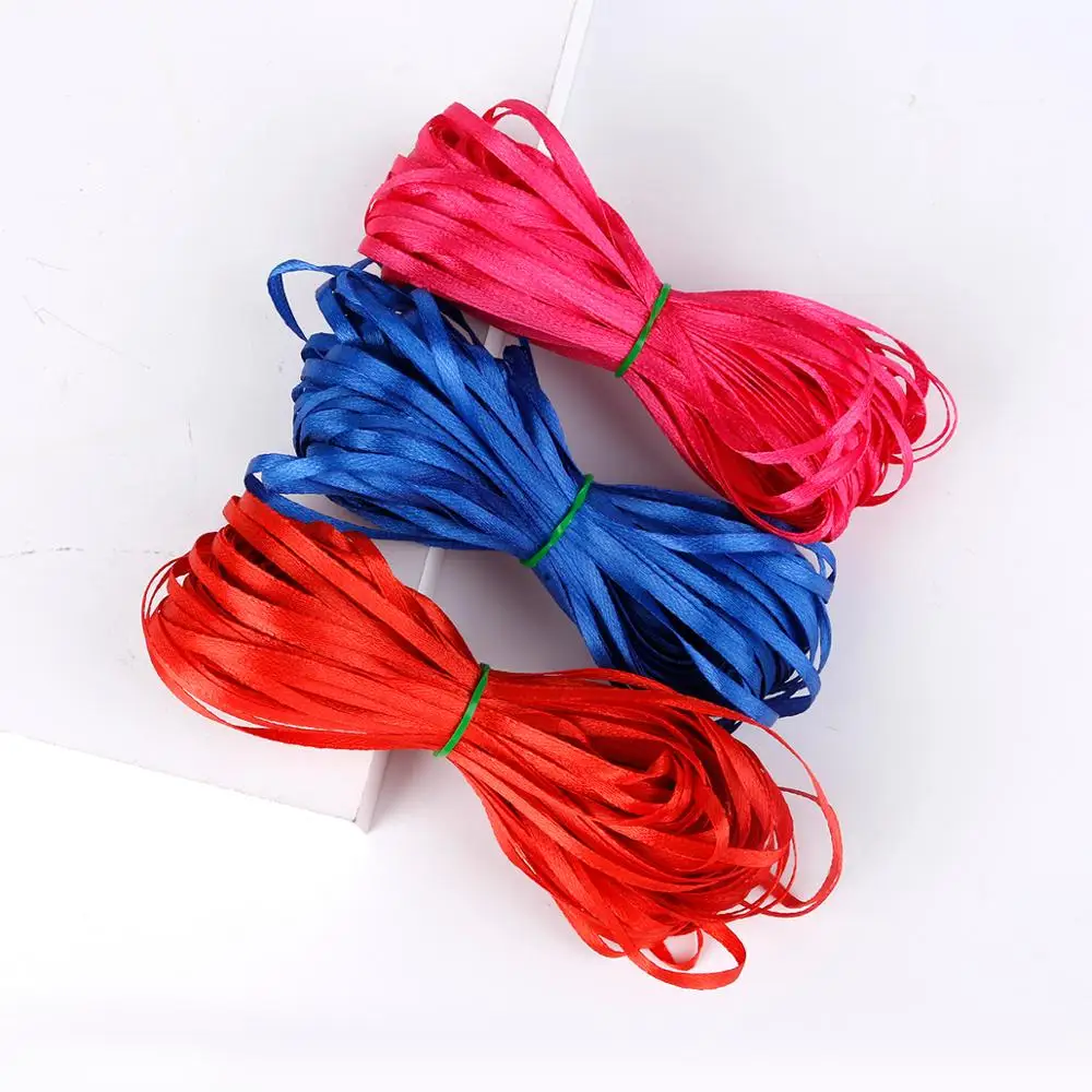 Атласные ленты Grosgrain 3 мм для свадьбы дня рождения украшения поделок открыток |