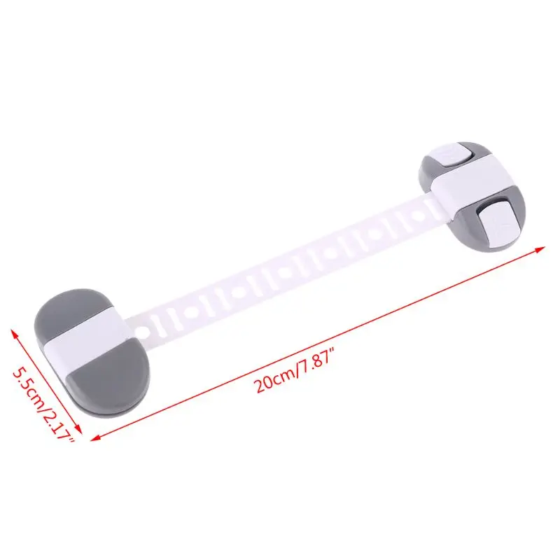 

Baby Child Safety Cupboard Lock Kid Proof Door Fridge Latches Adjustable Size