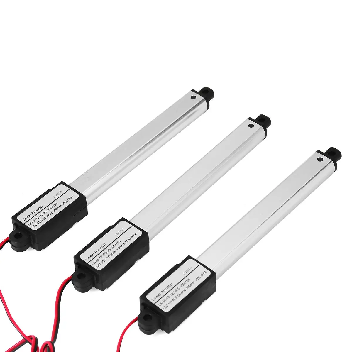 

2021Latest Waterproof IP54 Mini Linear Actuator 100mm Stroke Electric Linear Motor Window Door Opener 30/15/9.5 Mm/s Speed12v DC