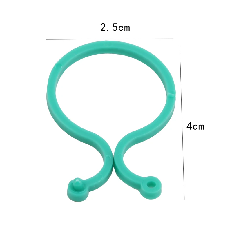 

50/100 Pcs Garden Plant Holder Trellis Clips For Vine Vegetable New Tomato Growing Upright Garden Plant Stand Tool