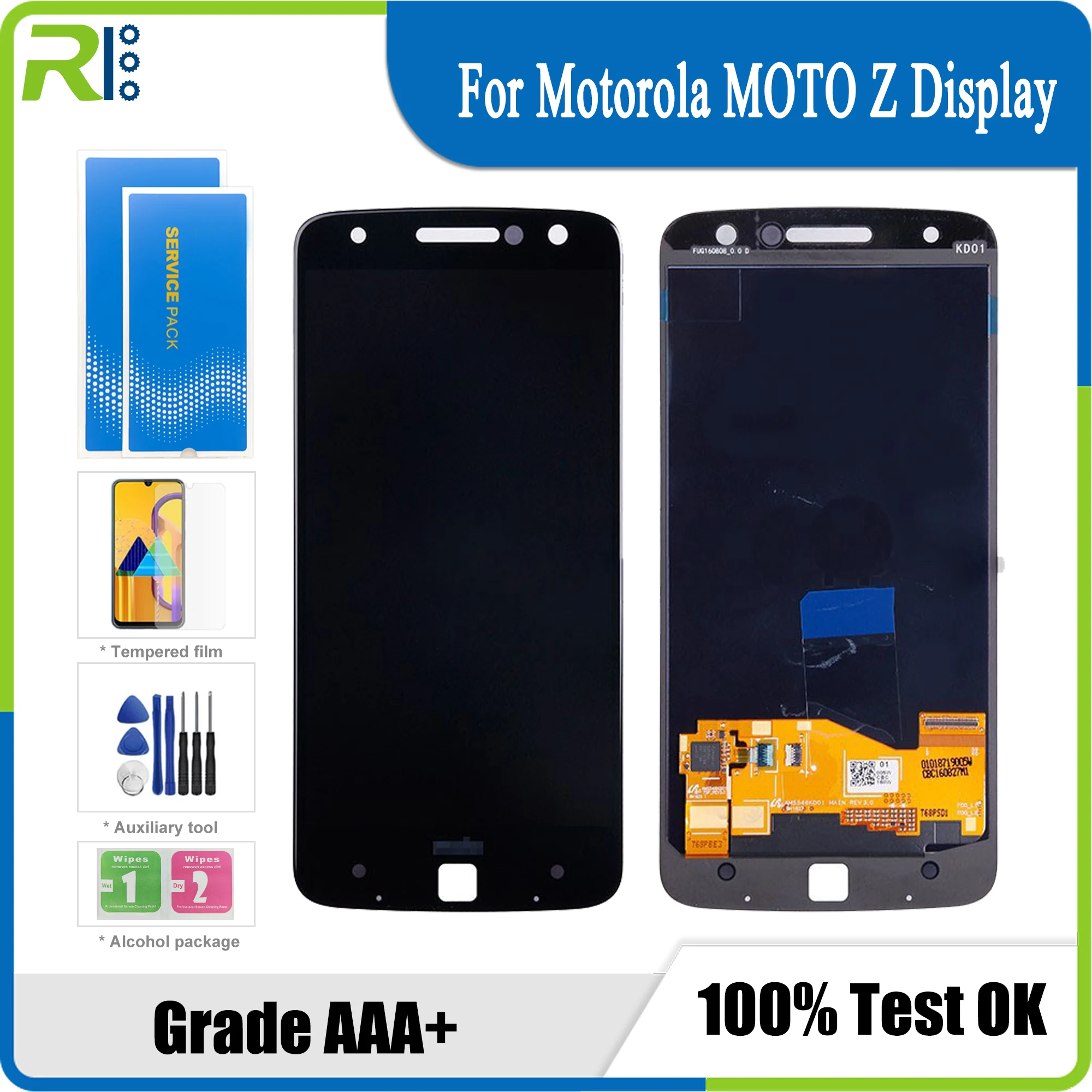 

Оригинальный сенсорный ЖК-дисплей для Motorola MOTO Z Droid LCD XT1650