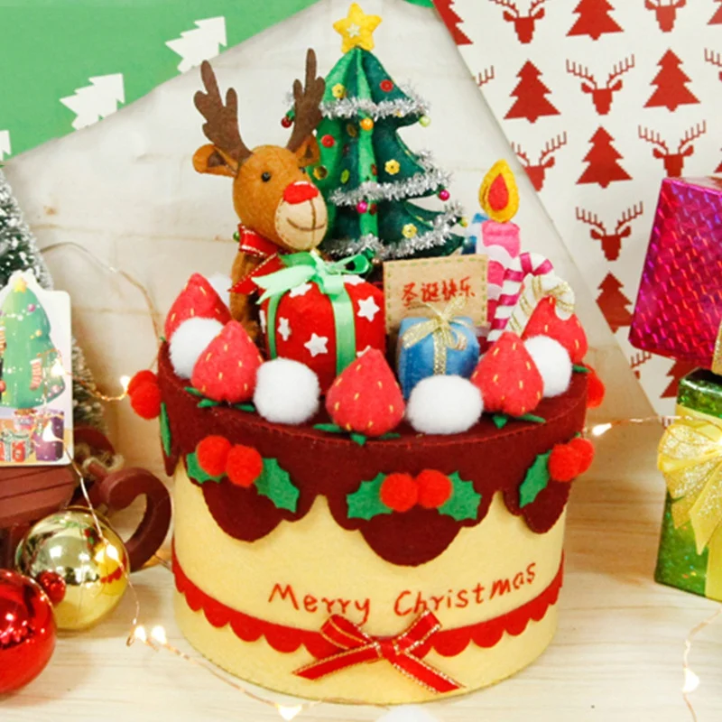 Рождественские украшения нетканые ручные поделки набор для Рождественского