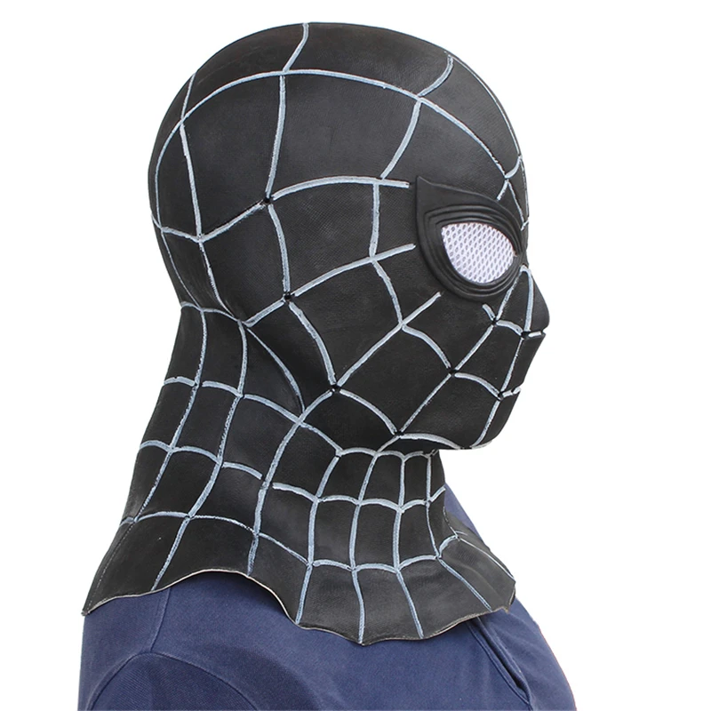Черный человек-паук латекс унисекс фильм косплей аниме костюм реквизит Взрослых