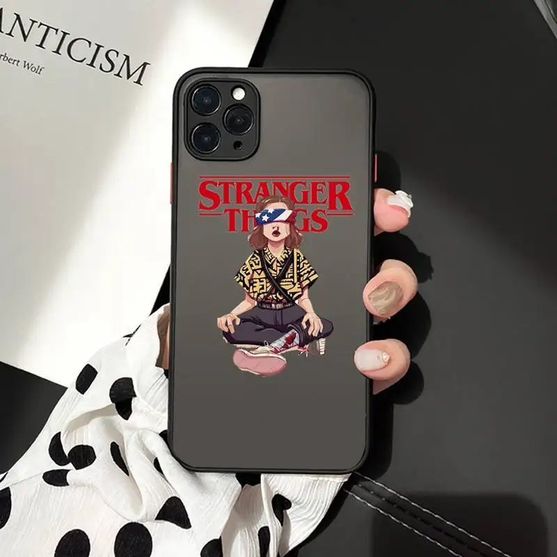 

Stranger Things Christmas Lights Phone Cases matte transparent For iphone 7 8 11 12 plus mini x xs xr pro max cover