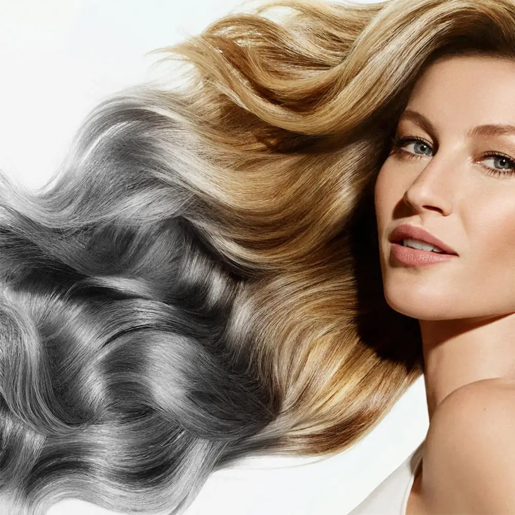 60 мл Желтый светлые волосы шампунь анти латунь с фиолетовый окрашенная Красота