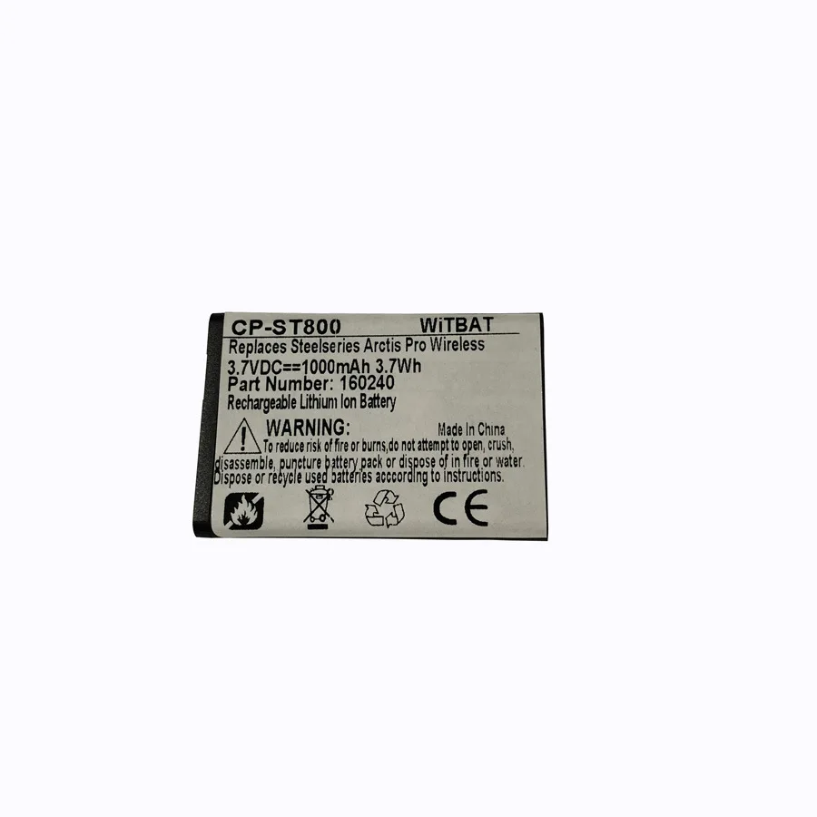 Аккумулятор ZHUJI 900 мАч для Steelseries Arctis Pro Wireless Siberia 800 840 Sarabec 61298RX 160240 | Электроника