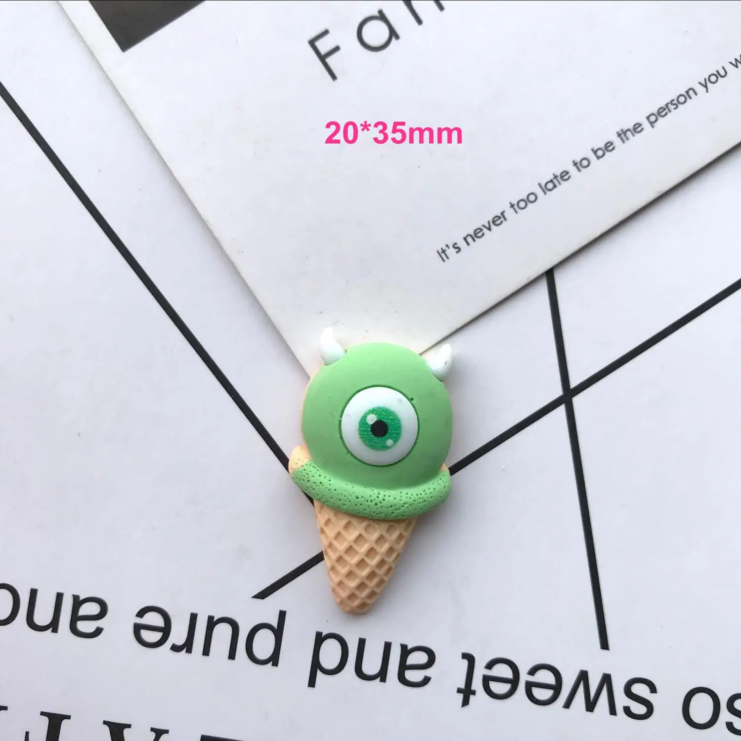 Бесплатная доставка аксессуары для крема с плоской спинкой из полимера каваи