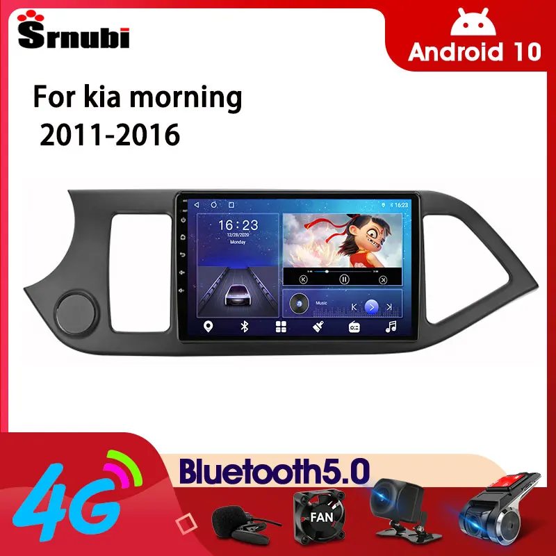 

Srnubi Android 10.0 Car Radio For KIA PICANTO Morning 2011 - 2016 Multimedia Player Navigaion GPS 4G/WIFI 2 din car stereo