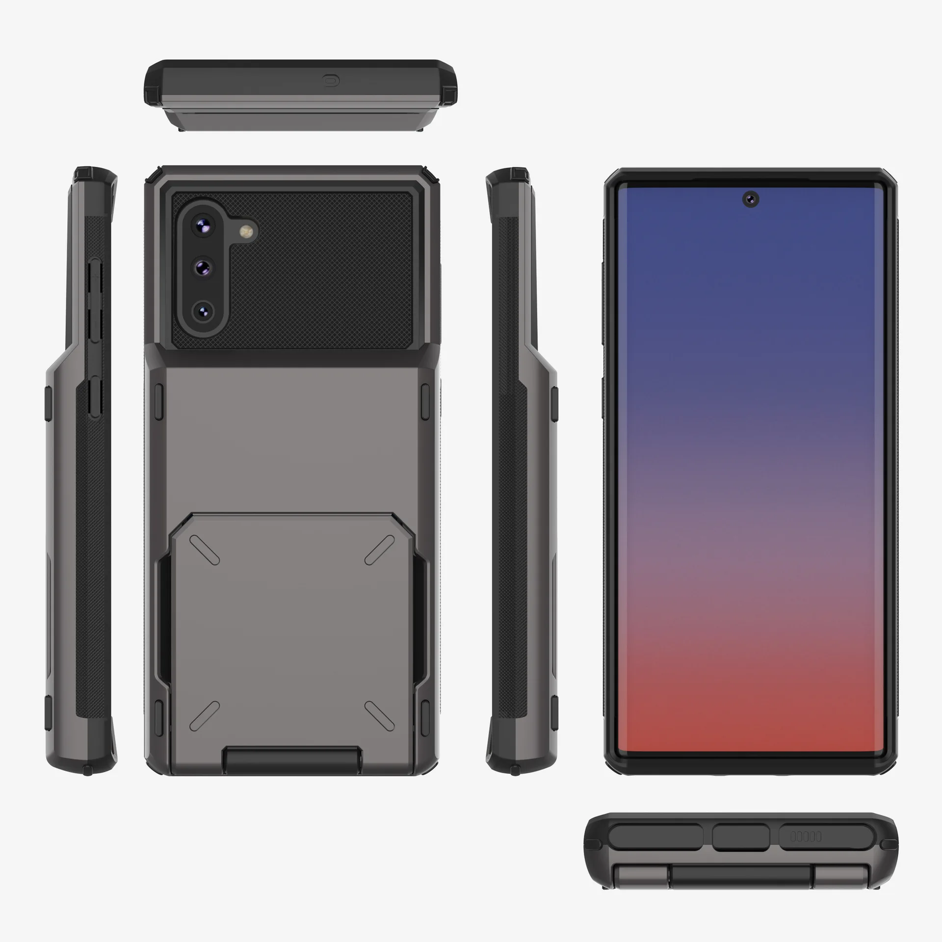 200 шт. для Samsung Note10 plus роскошный противоударный Гибридный армированный защитный