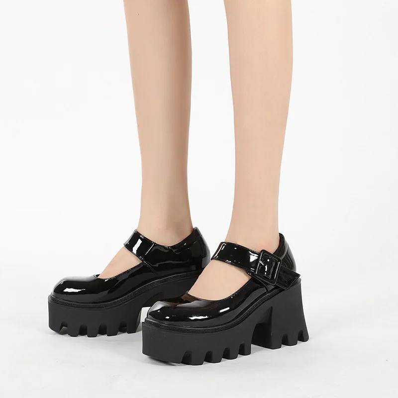 Женская обувь на толстой мягкой подошве 2021 новинка из искусственной кожи в стиле