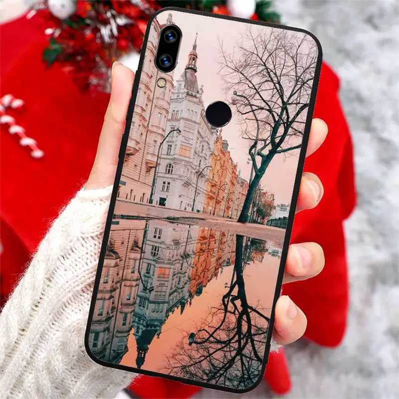 

Attractions Fashion London New york Paris Phone Case For Xiaomi Redmi note 7 8 9 t k30 max3 9 s 10 pro lite