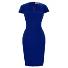 Женское облегающее платье-карандаш 1950-х годов, винтажное коктейльное вечернее платье