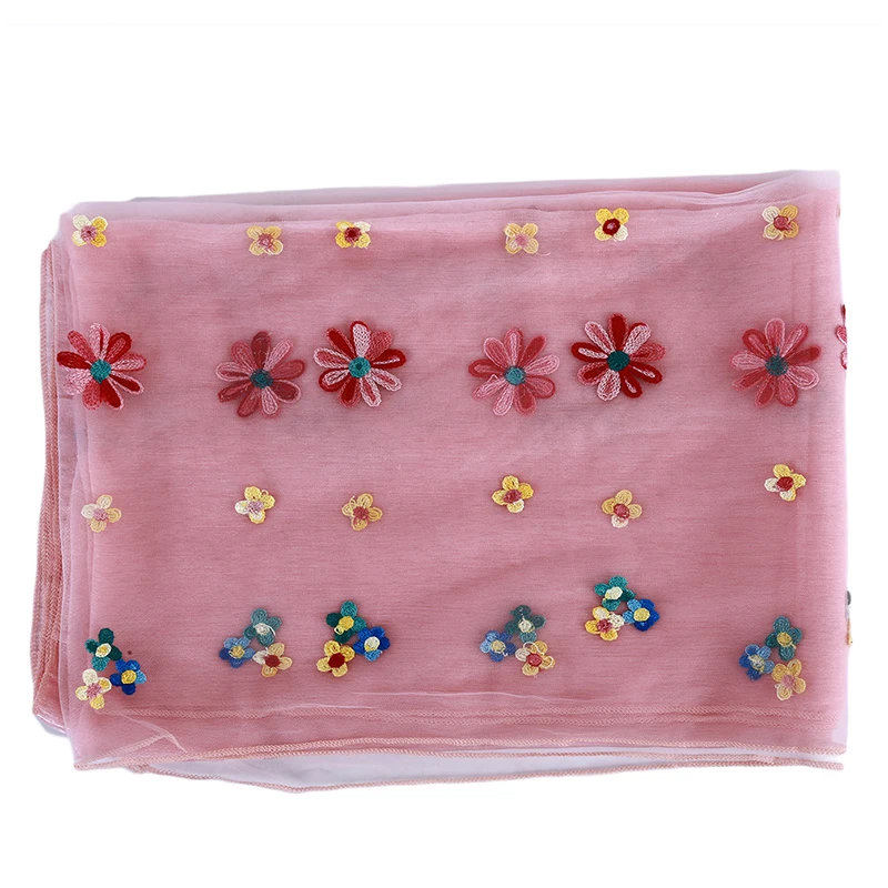 

Women Chiffon Scarves Floral Print Simulation Silk Scarf Long Shawl Female Spring Summer Beach Wrap