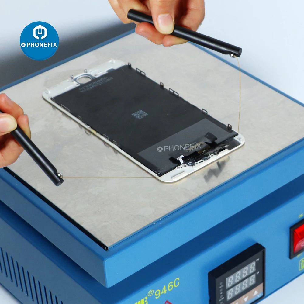 uyue 946c heating station electronic hot plate maintenance preheating platform for pcb smd heating phone lcd touch screen repair free global shipping