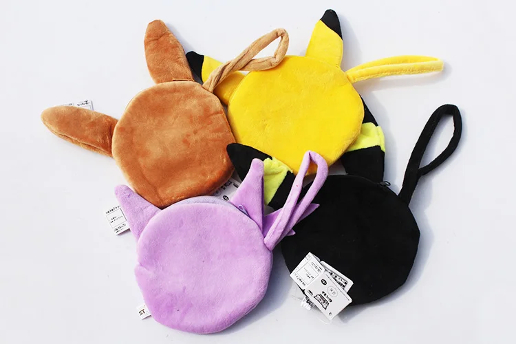 13 см милый плюшевый Кошелек для монет EEVEE Espeon Sylveon Umbreon мини-сумка Плюшевые Мультяшные сумки кошельки карманные игрушки Мультяшные плюшевые игрушки подарок