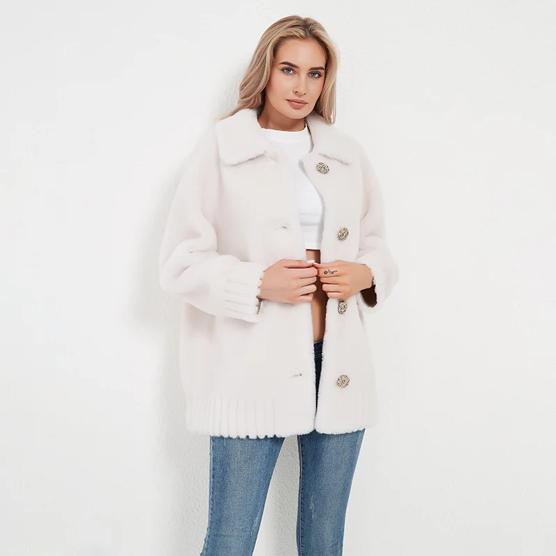 Женское зимнее теплое меховое пальто PUDI куртка жилет женская меховая парка