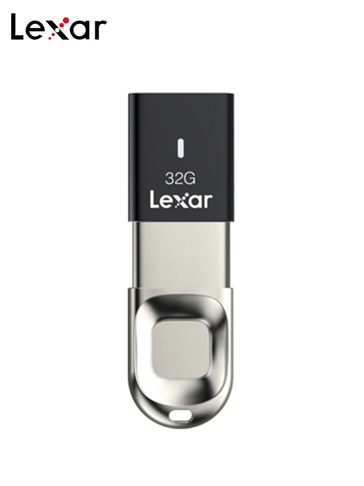 Флэш накопитель Lexar Jumpdrive F35 USB 3 0 32 ГБ 64 128 256 флэш 150 для ПК со сканером отпечатков