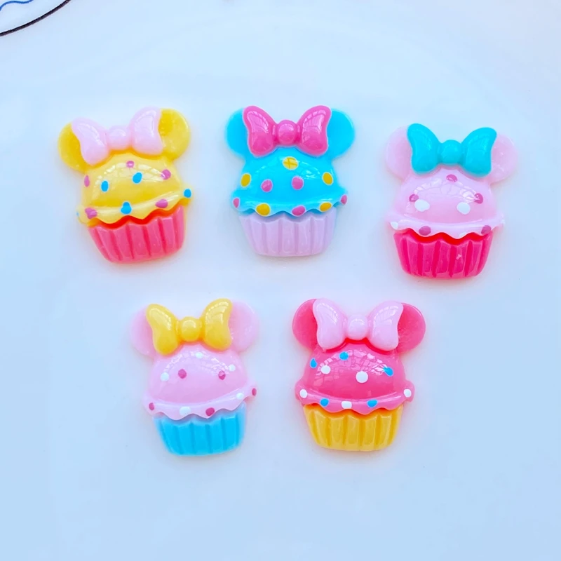 

10/20Pcs Lovely Mini Cake Resin Flatback Cabochon Scrapbook Kawaii DIY Embellishments Accessories L94