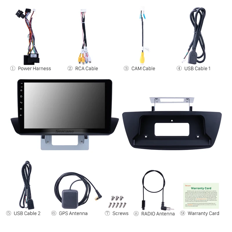 Seicane 9 дюймов gps навигация Android 10 0 автомобильный стерео блок плеер для 2012 2018 Mazda BT 50