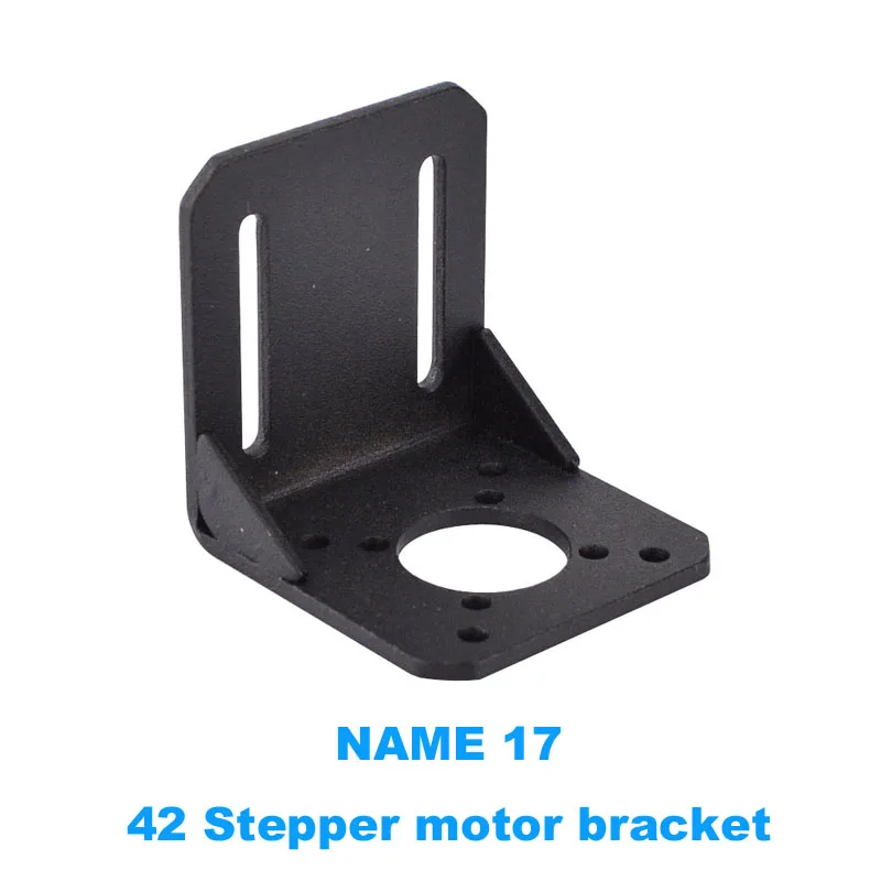 NEMA 17 Bracket 3d принтер части алюминиевый сплав Боуден экструдер MK8 Reprap полностью металлический для Makerbot 1,75 мм филаментный двигатель NEMA 17 L кронштейн - Цвет: NEMA 17 Bracket
