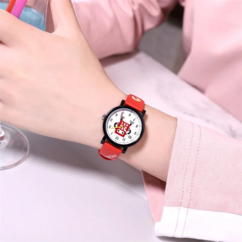 

SYNOKE Student Boys Girl Kids Watch Cartoon Robot Cute Dial Water Resistant Shock Resistant Watches Birthday Party Gift Clock