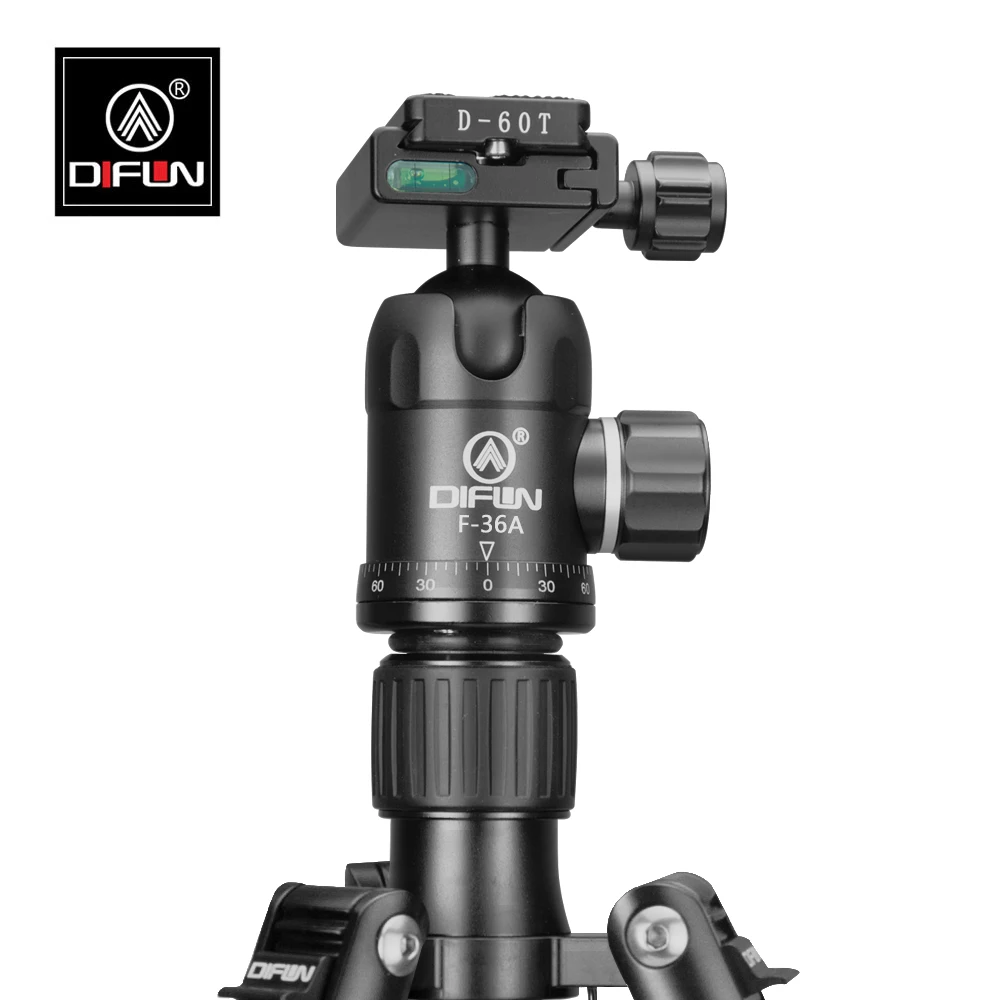 DIFUN портативная фотография Tripode para Camara Canon Dslr Профессиональный карбоновый Стенд 4