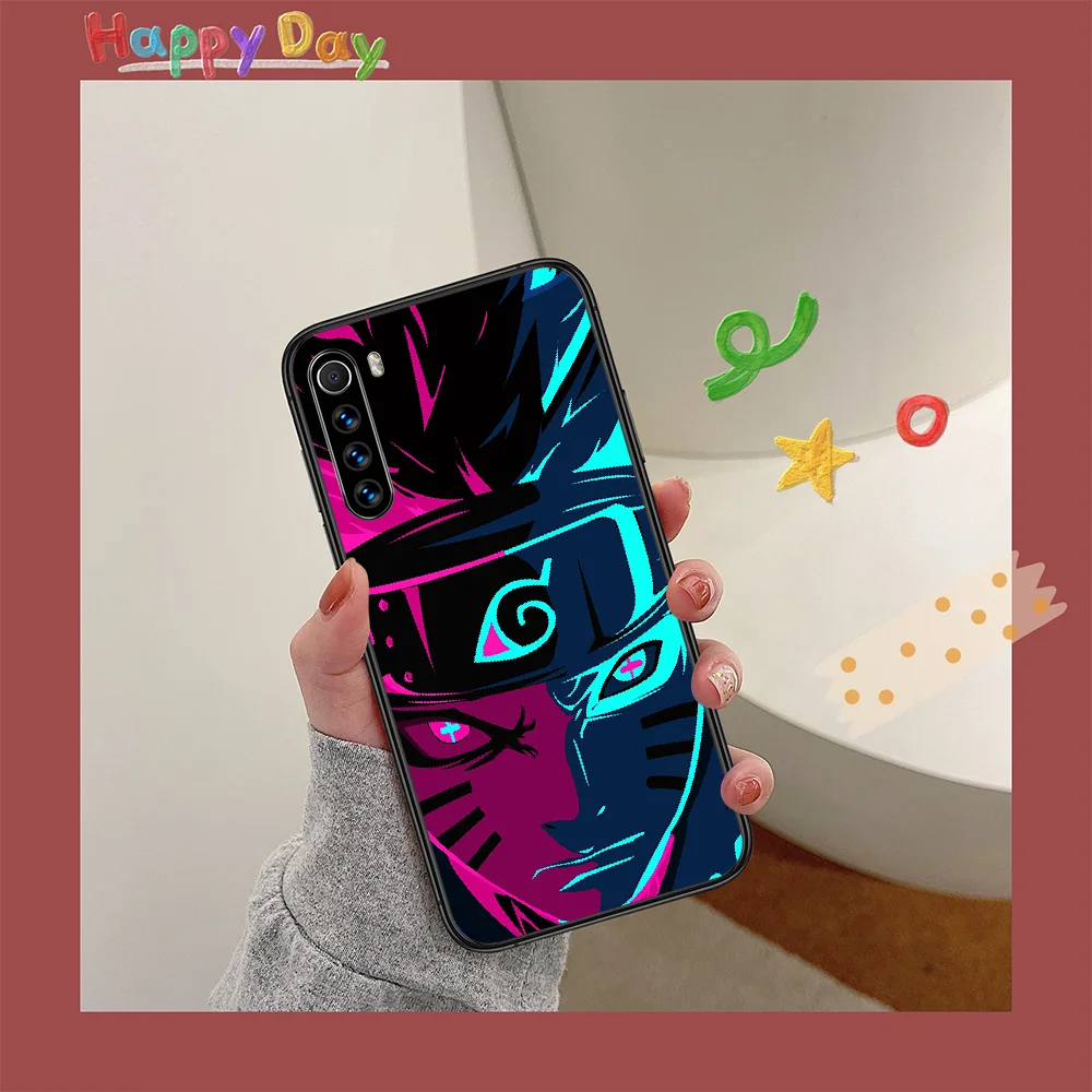 

Anime Akatsuki Narutos Phone Case For XIAOMI Redmi Note 5 7 8 T 9 6A 7A 8A 9S K 20 30 Pro black Funda Fashion Etui Luxury Back