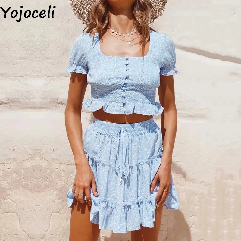 Yojoceli Сексуальная плиссированная короткая Повседневная Блузка для женщин
