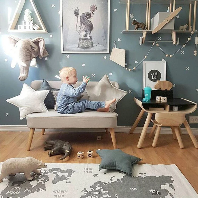 Новый детский коврик для игры в мир приключений игровой коврики детское одеяло