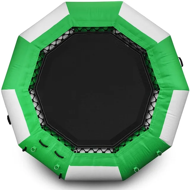 Водный батут Serie Splash Gevoerde Water Uitsmijter Opblaasbare Jump Батут Bounce Swim Platform For Sport