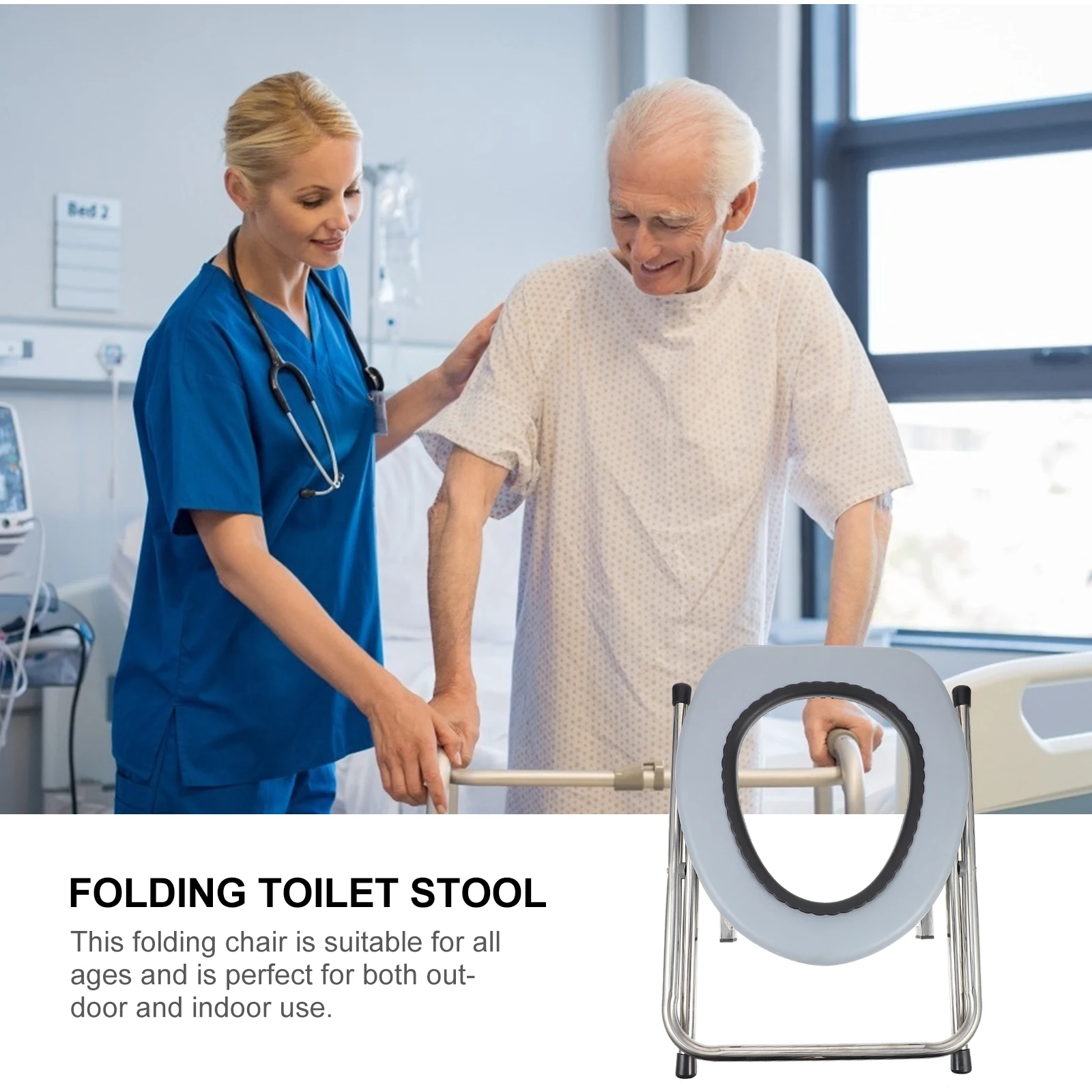 

Foldable Commode Chair Potty Chair For Elderly Pregnant Women Mobile Squatting Chair Shower Chairs